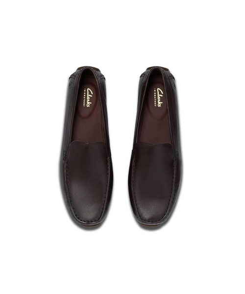 Clarks（クラークス）の「クラークス Corsley Plain コスレイプレイン（スリッポン・メンズ・ダークブラウン/ブラック・65/90/85/80/75/70/60）」の9枚目の写真