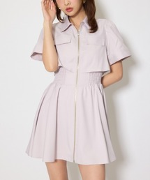 【伝説のバズりワンピ】バストフレアミニワンピース 春服 夏服