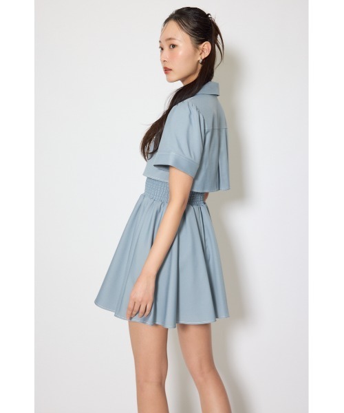 rienda(リエンダ)の「【伝説のバズりワンピ】バストフレアミニワンピース 春服 夏服(ワンピース・レディース・ホワイト系その他/ピンク/ブラック/ライトブルー・SMALL/MEDIUM)」の22枚目の写真