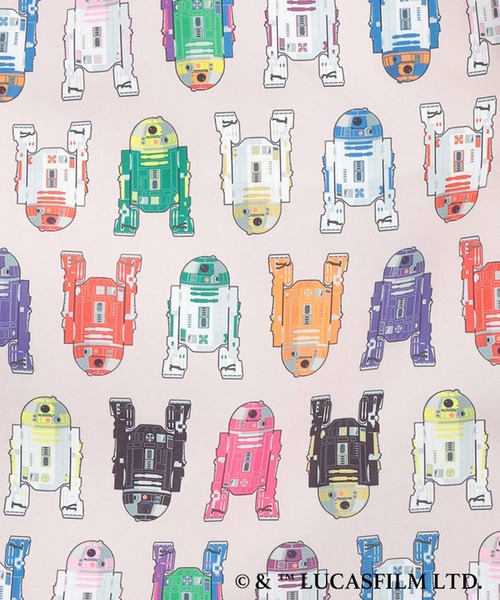 SAKAZEN(サカゼン)の「『STAR WARS/スター・ウォーズ』ショートパンツ ハーフパンツ 短パン メンズ 大きいサイズ デザインパンツ「R2-D2」デザインプリント / サカゼン80周年記念 オリジナルデザイン(その他パンツ・メンズ・ピンク・X1(3L~4L)/X2(4L~5L)/X3(6L~7L)/L/LL/X4(8L~9L))」の12枚目の写真
