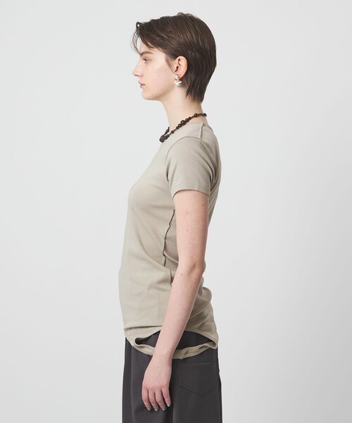 ASTRAET(アストラット)の「<ASTRAET>2WAY クルーネックTシャツ(Tシャツ/カットソー・レディース・ナチュラル/ホワイト/ダークグレー・FREE)」の19枚目の写真