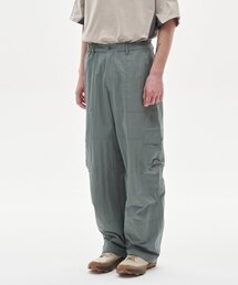 round cargo pants (blue grey)