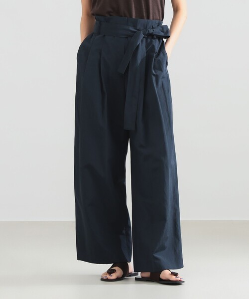 Demi-Luxe BEAMS(デミルクス ビームス)の「ハイウエスト 2タック パンツ(その他パンツ・レディース・ブラウン/ネイビー・36/38)」の2枚目の写真