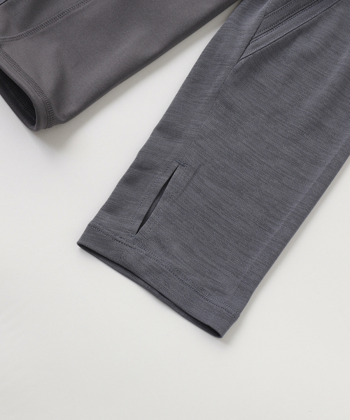 PULP/417EDIFICE(パルプフォーワンセブンエディフィス)の「SAN SAN GEAR / サンサンギア WAVE LONG SLEEVE(パーカー・メンズ・ブラック/チャコールグレー・1/2)」の6枚目の写真