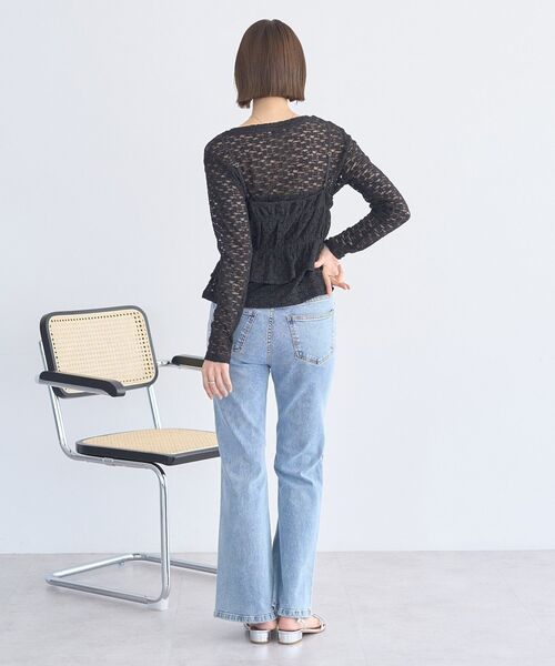 earth music&ecology(アースミュージックアンドエコロジー)の「SET2点カットレースプルオーバー+ビスチェ(Tシャツ/カットソー・レディース・ブラック/その他/アイボリー・FREE)」の10枚目の写真