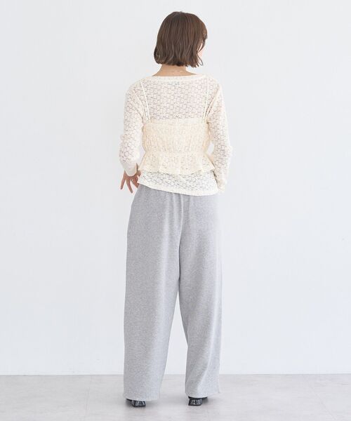 earth music&ecology(アースミュージックアンドエコロジー)の「SET2点カットレースプルオーバー+ビスチェ(Tシャツ/カットソー・レディース・ブラック/その他/アイボリー・FREE)」の19枚目の写真