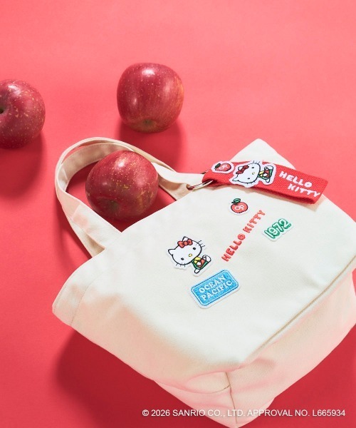 ハローキティコラボ(ハローキティコラボ)の「【Ocean Pacific×ハローキティ】レディースハローキティ×OP ランチバッグ(ハンドバッグ・レディース・ブラック/アイボリー/ブラウン系その他・FREE)」の11枚目の写真