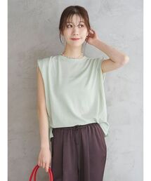 WASHIFABRICフレンチスリーブTシャツ