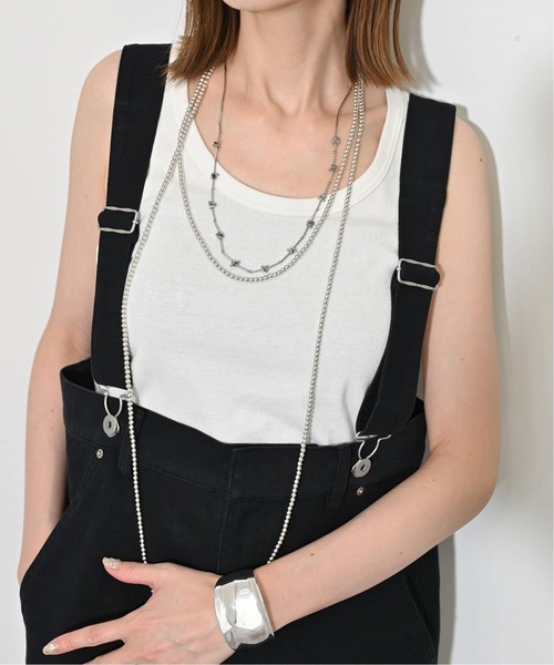 SLOBE IENA（スローブイエナ）の「《追加3》basic タンクトップ（Tシャツ/カットソー・レディース・ブラウン/ホワイト/ベージュ・FREE）」の22枚目の写真