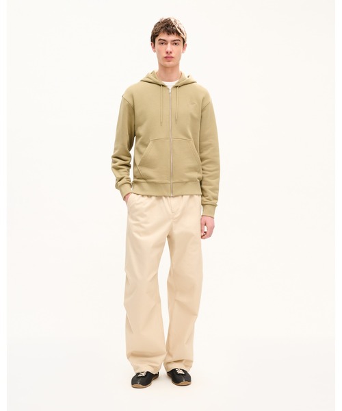 KENZO(ケンゾー)の「'KENZO Signature' エンブロイダリー ジップアップ フーディー イン コットン(パーカー・メンズ・グリーン系その他・MEDIUM/SMALL)」の3枚目の写真
