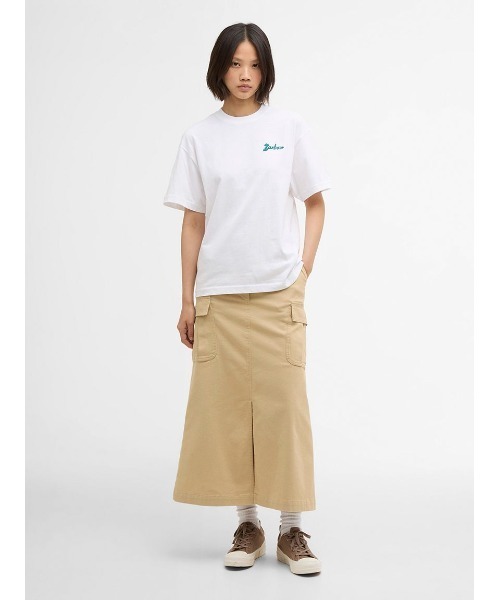 Barbour(バブアー)の「Gwen Tシャツ(レディース)(Tシャツ/カットソー・レディース・ブラック/ホワイト/ピンク/ライトブルー・SMALL/MEDIUM)」の5枚目の写真