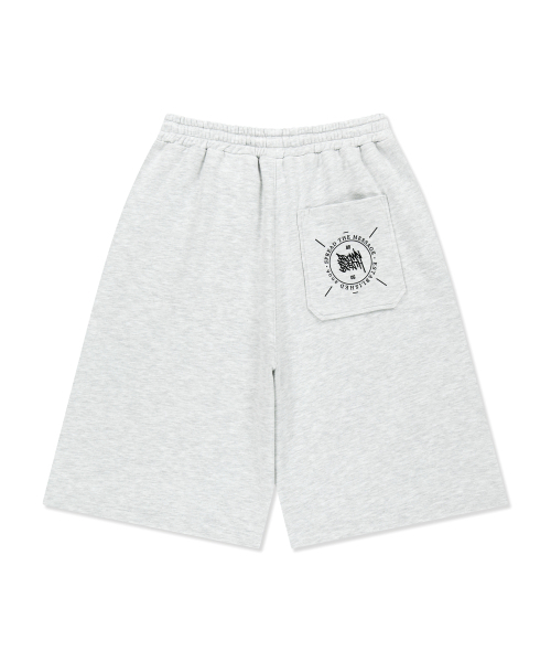 BROWNBREATH（ブラウンブレス）の「STAMP TAG SHORTS - ASH（その他パンツ・レディース・その他・SMALL/MEDIUM/LARGE/X-LARGE）」の2枚目の写真