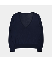ニット/セーター pigment セール】【25AW】ピグメント加工/箔プリント天竺編みクルーネック