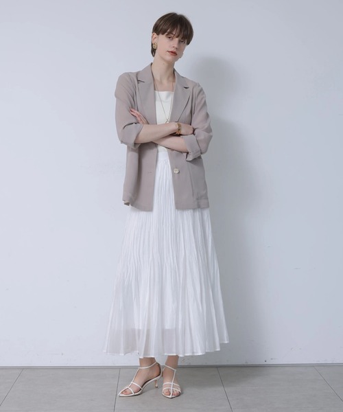 CADUNE(カデュネ)の「クールエアージャケット(その他アウター・レディース・ベージュ系その他/ブラック/モカ・36/38)」の6枚目の写真