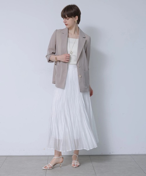CADUNE(カデュネ)の「クールエアージャケット(その他アウター・レディース・ベージュ系その他/ブラック/モカ・36/38)」の8枚目の写真