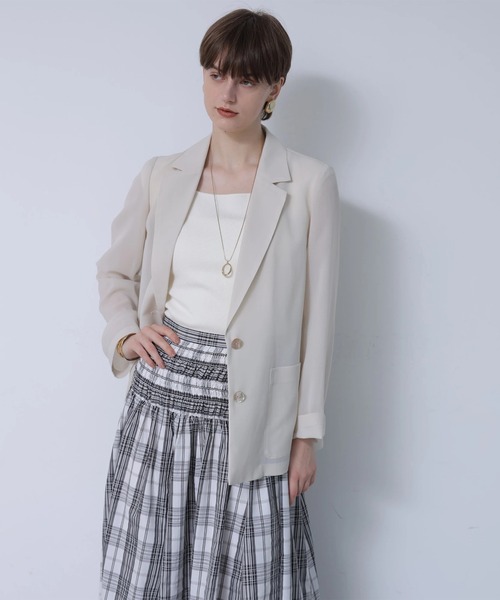 CADUNE(カデュネ)の「クールエアージャケット(その他アウター・レディース・ベージュ系その他/ブラック/モカ・36/38)」の13枚目の写真