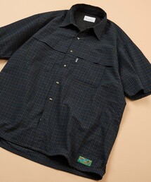 Foxfire | Foxfire/フォックスファイヤー 別注 フィッシングポケット ショートスリーブ シアサッカー スピンドル チェックシャツ(シャツ/ブラウス)