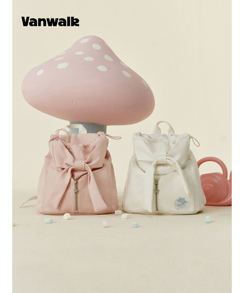 VANWALK（バンウォーク）の「Hood Backpack [Pink]（バックパック/リュック・レディース・ピンク・FREE）」の4枚目の写真