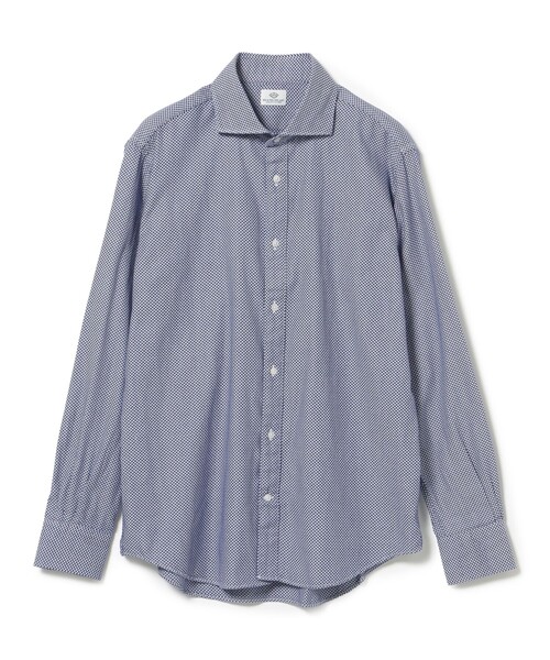 BEAMS HEART(ビームスハート)の「ヘリンボーン カッタウェイシャツ(シャツ/ブラウス・メンズ・ブルー/ネイビー/ホワイト・LARGE/X-LARGE)」の3枚目の写真