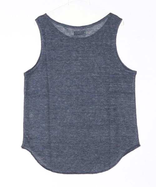 markaware(マーカウェア)の「【markaware/marka】TANK TOP(タンクトップ・メンズ・ブルー・3/2)」の2枚目の写真