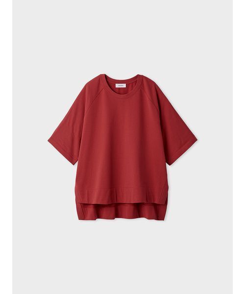 MIESROHE(ミースロエ)の「サイドスリットカットプルオーバー(Tシャツ/カットソー・レディース・ブラウン/ホワイト/レッド・F)」の3枚目の写真