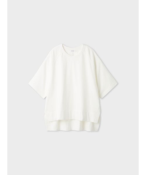 MIESROHE(ミースロエ)の「サイドスリットカットプルオーバー(Tシャツ/カットソー・レディース・ブラウン/ホワイト/レッド・F)」の12枚目の写真