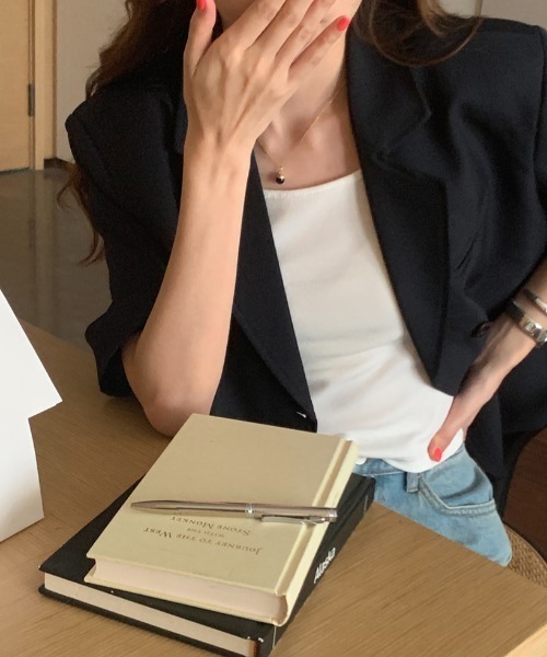 FAVORITO（ファヴォリート）の「テーラードジャケット（テーラードジャケット・レディース・ピンク/ネイビー/ベージュ・F）」の22枚目の写真