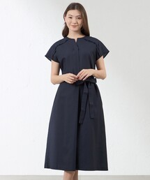 専用AMACA ネイビー 半袖ロングワンピース AMACA｜アマカのワンピース（ブルー・ネイビー/青色系）通販 - ZOZOTOWN
