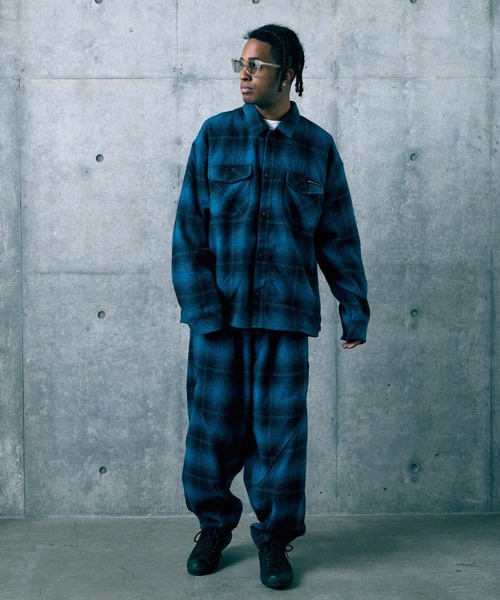 VIRGOwearworks(ヴァルゴウェアワークス)の「DRIFT CHECK FAT PANTS(その他パンツ・メンズ・レッド/グレー/ブルー・3/2/4)」の18枚目の写真