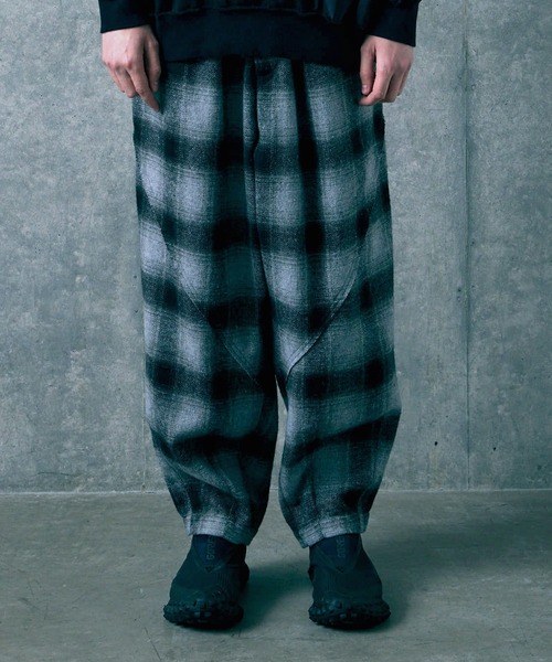 VIRGOwearworks(ヴァルゴウェアワークス)の「DRIFT CHECK FAT PANTS(その他パンツ・メンズ・レッド/グレー/ブルー・3/2/4)」の14枚目の写真