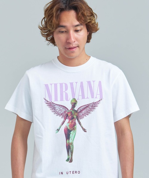 GOOD ROCK SPEED(グッドロックスピード)の「GOOD ROCK SPEED-NIRVANA TEE-②(Tシャツ/カットソー・メンズ・ホワイト/ブラック/ホワイト系2/ブラック系2/ホワイト系3・M/L)」の3枚目の写真