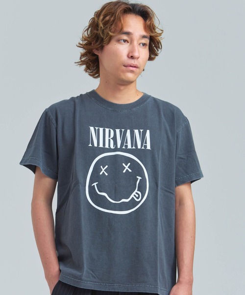 GOOD ROCK SPEED(グッドロックスピード)の「GOOD ROCK SPEED-NIRVANA TEE-②(Tシャツ/カットソー・メンズ・ホワイト/ブラック/ホワイト系2/ブラック系2/ホワイト系3・M/L)」の6枚目の写真