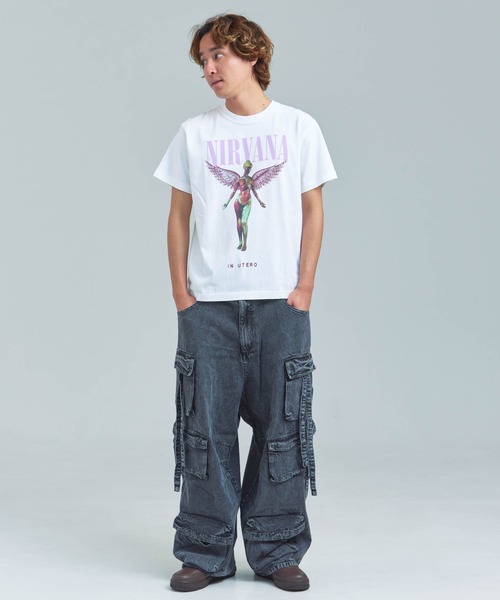 GOOD ROCK SPEED(グッドロックスピード)の「GOOD ROCK SPEED-NIRVANA TEE-②(Tシャツ/カットソー・メンズ・ホワイト/ブラック/ホワイト系2/ブラック系2/ホワイト系3・M/L)」の21枚目の写真