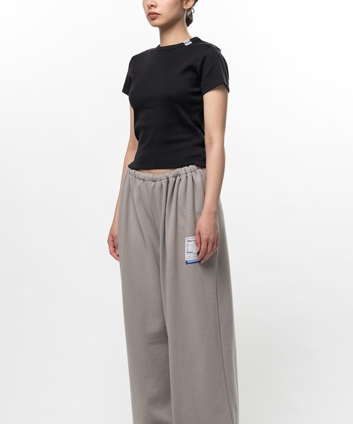 In・stru(men-tal).(インストルメンタル)の「Cotton Rib T-shirt(Tシャツ/カットソー・メンズ・グレー/ブラック/ピンク・38/36)」の5枚目の写真