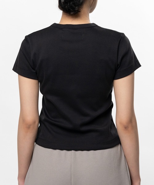 In・stru(men-tal).(インストルメンタル)の「Cotton Rib T-shirt(Tシャツ/カットソー・メンズ・グレー/ブラック/ピンク・38/36)」の8枚目の写真