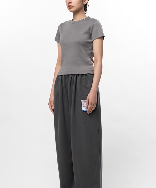 In・stru(men-tal).(インストルメンタル)の「Cotton Rib T-shirt(Tシャツ/カットソー・メンズ・グレー/ブラック/ピンク・38/36)」の10枚目の写真