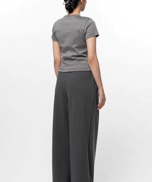 In・stru(men-tal).(インストルメンタル)の「Cotton Rib T-shirt(Tシャツ/カットソー・メンズ・グレー/ブラック/ピンク・38/36)」の11枚目の写真