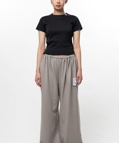 In・stru(men-tal).(インストルメンタル)の「Cotton Rib T-shirt(Tシャツ/カットソー・メンズ・グレー/ブラック/ピンク・38/36)」の4枚目の写真