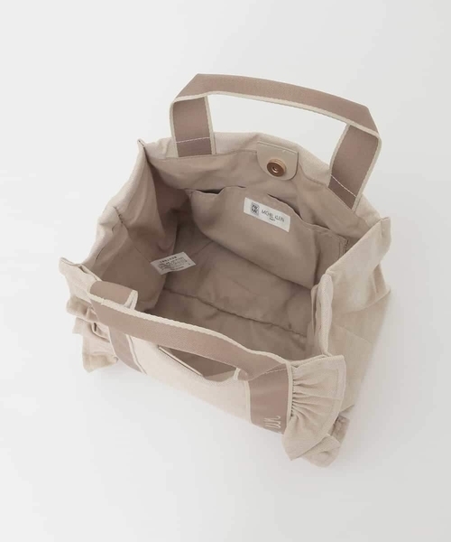 MK MICHEL KLEIN（エムケーミッシェルクラン）の「[WEB限定/300g以下の軽量]サイドフリルスクエアデザインバッグ（トートバッグ・レディース・ベージュ/チャコールグレー/ピンク/ネイビー/ブラック・00）」の17枚目の写真