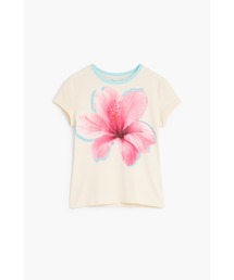 Desigual | ハイビスカスプリントリンガーTシャツ【2026秋冬新作】(Tシャツ/カットソー)