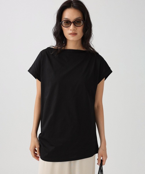 BABYLONE(バビロン)の「ニュアンスフレンチスリーブプルオーバー(Tシャツ/カットソー・レディース・ブラック/ピンク/ホワイト・フリー)」の20枚目の写真