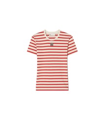 ストライプ コットン Tシャツ
