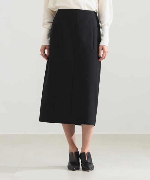 Demi-Luxe BEAMS(デミルクス ビームス)の「プレシャス コクーン スカート(スカート・レディース・ネイビー/ブラック・36/38)」の18枚目の写真