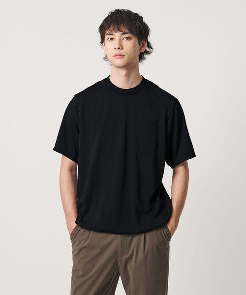HAND ROOM(ハンドルーム)の「【別注】<HAND ROOM> ドローコード クルーネック Tシャツ(Tシャツ/カットソー・メンズ・ホワイト/ブラック/ネイビー・L/XXL/XL/M)」の4枚目の写真