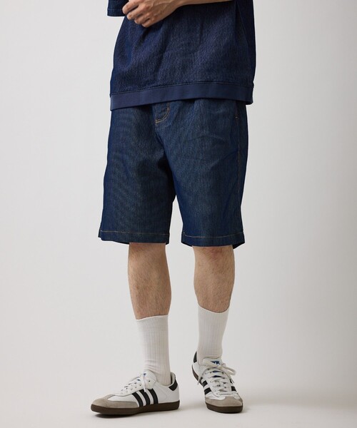  j.n.r.d（ジェー・エヌ・アール・ディー）の「【ChillJeans/チルジーンズ】リベットポケットショーツ/セットアップ対応/軽量（デニムパンツ・メンズ・ネイビー/グレー・L/LL/M）」の3枚目の写真