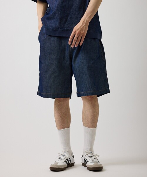  j.n.r.d（ジェー・エヌ・アール・ディー）の「【ChillJeans/チルジーンズ】リベットポケットショーツ/セットアップ対応/軽量（デニムパンツ・メンズ・ネイビー/グレー・L/LL/M）」の6枚目の写真