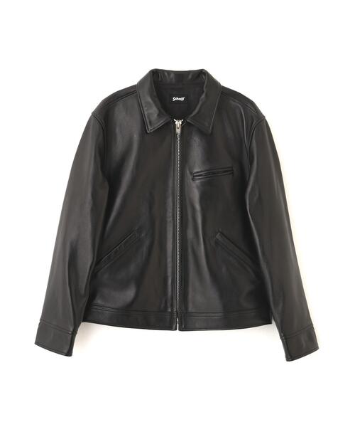 schott(ショット)の「Schott/ショット/LEATHER TRACKER JACKET/レザー トラッカー ジャケット(ライダースジャケット・メンズ・ブラック・S/M/L/XL/2XL)」の9枚目の写真