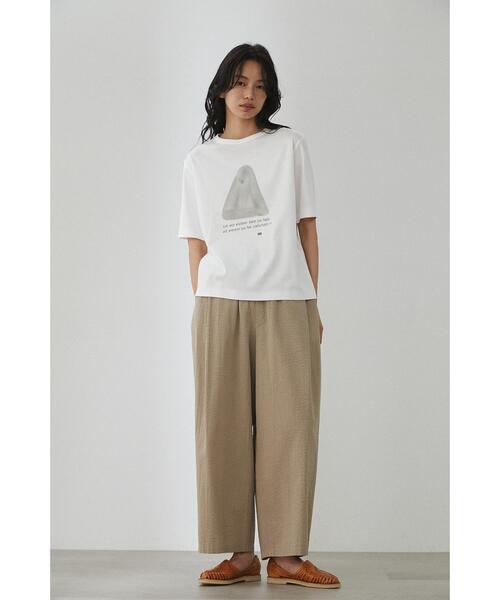 human woman（ヒューマンウーマン）の「OGコットンプリントＴシャツ　Ｍサイズ（Tシャツ/カットソー・レディース・ホワイト系その他・MEDIUM）」の3枚目の写真