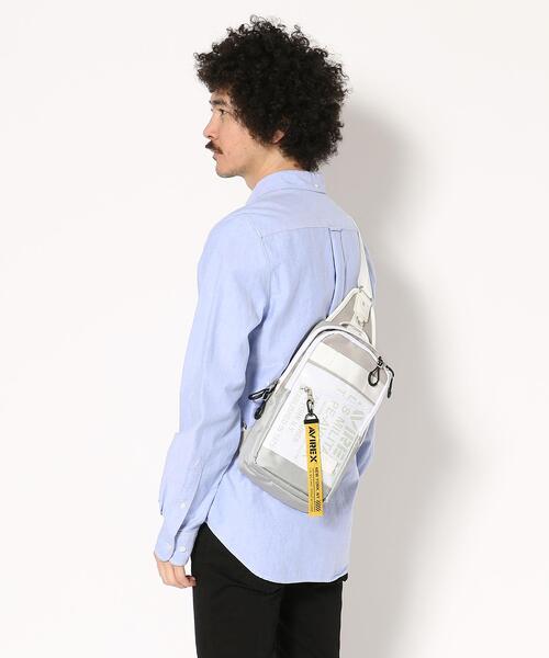 AVIREX(アヴィレックス)の「SUPER HORNET ONE SHOULDER BAG(トートバッグ・メンズ・ホワイト/ネイビー/ブラック・FREE)」の1枚目の写真