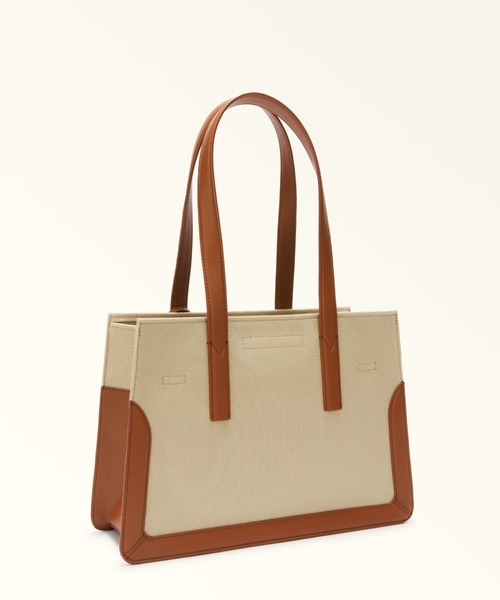 FURLA(フルラ)の「フルラ バイア (Furla Baia) トートバッグ(トートバッグ・レディース・ベージュ・ONE SIZE)」の3枚目の写真